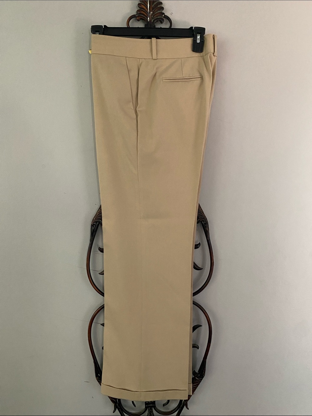 Ralph Lauren Khaki Straight-Leg Dress Pants